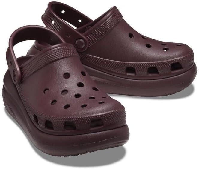 Сабо жіночі Crocs Classic Crush Clog р. 36-37 Бордовий (13753)