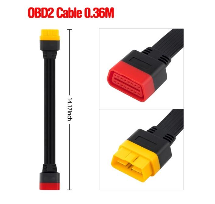 Діагностичний OBD2 подовжувач 36 см «тато-мама» Full pin (1544141953) - фото 4 Діагностичний OBD2 подовжувач 36 см «тато-мама» Full pin (1544141953) - фото 4
