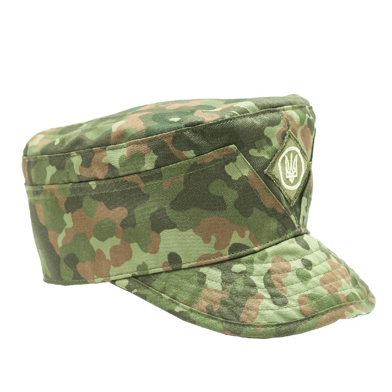 Кепка мазепинка Brotherhood Bullets Flecktarn трезубец для ВСУ р. 56 (BH-T-C-Flecktarn-56)