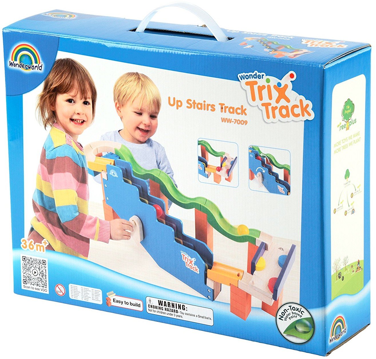 Конструктор Wonderworld Trix Track. Up Stairs Track (WW-7009)