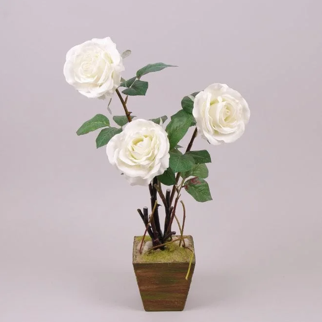 Декорация роза Flora Белый (7459) Декорация роза Flora Белый (7459)