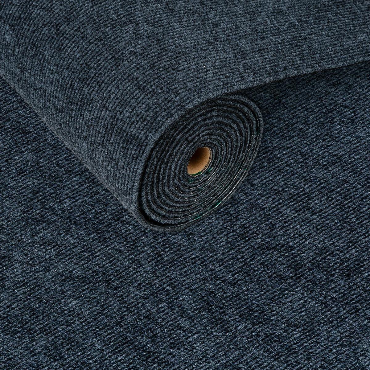 Плитка самоклеящаяся ковролиновая Sticker Wall SW-00002587 в рулоне 600х3000х4,5 мм Темно-серый (iz17097)