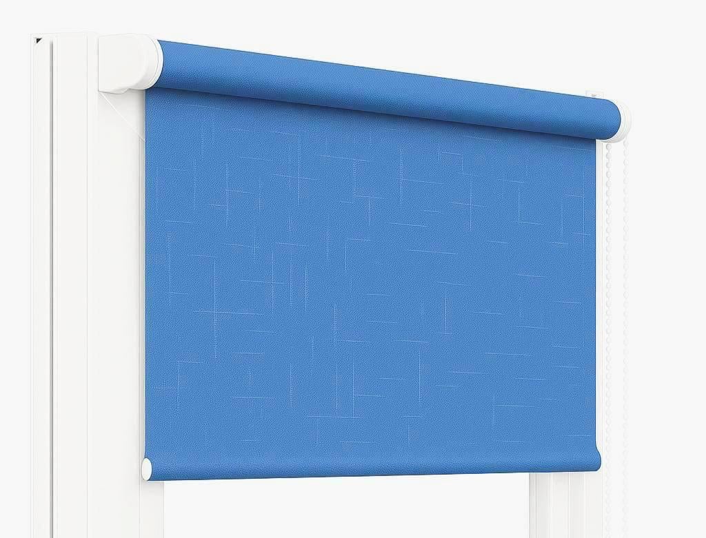 Рулонная штора тканевая Len 100x160 см Синий