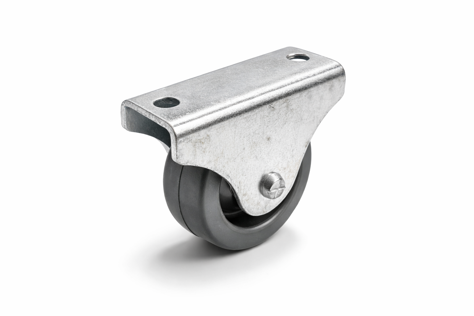 Меблева опора ролик UV для меблів 50 мм d 43 мм прогумований Сірий (RL0297)