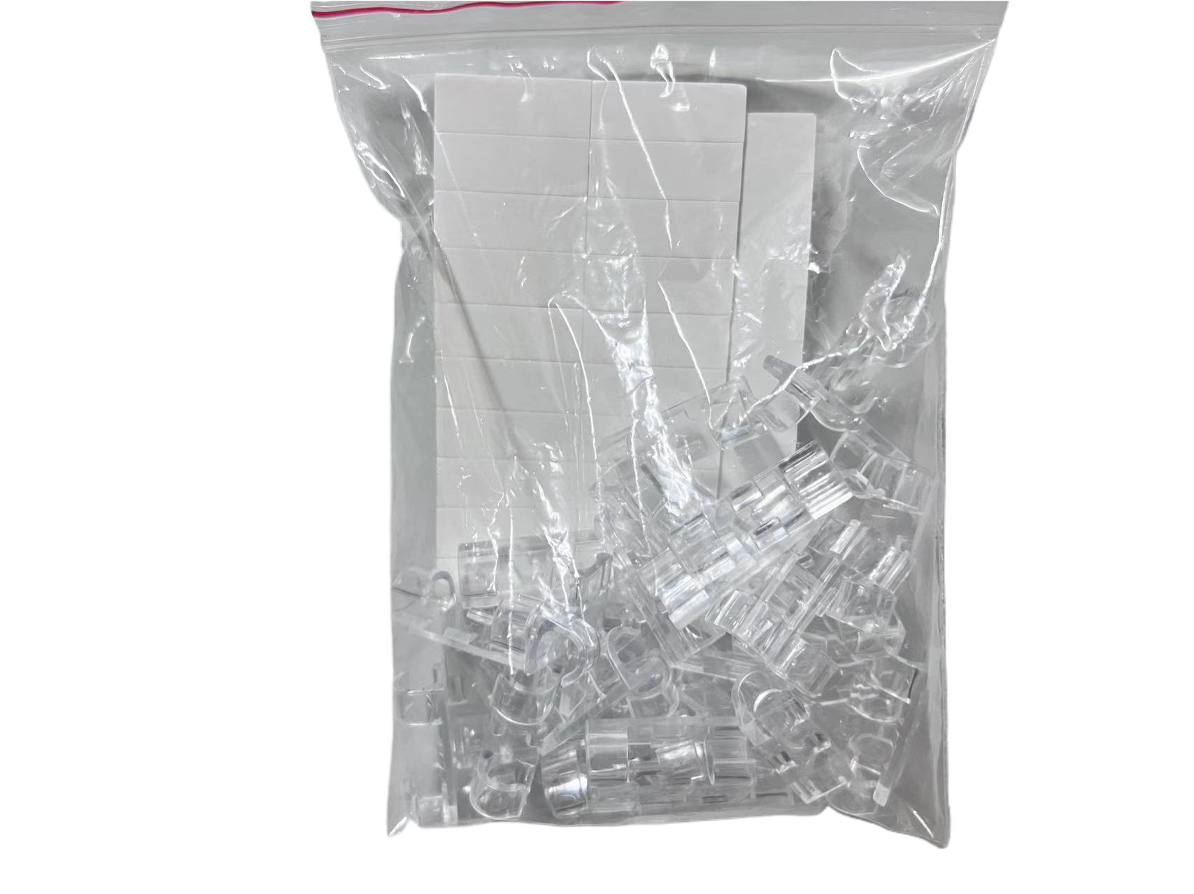 Набір кліпс для фіксації та упорядкування проводів та кабелів 20 шт. 33х13 мм (U9402) Набір кліпс для фіксації та упорядкування проводів та кабелів 20 шт. 33х13 мм (U9402)