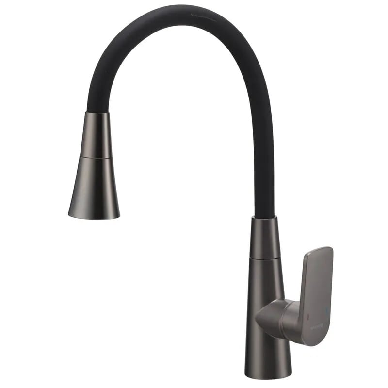Змішувач для кухні MIXXUS Premium Matis 011-T Nut Graphite/Reflective Black (MI8268)