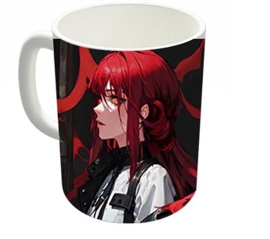 Чашка аніме Макіма Людина-бензопила Chainsaw Man Білий (z0783)