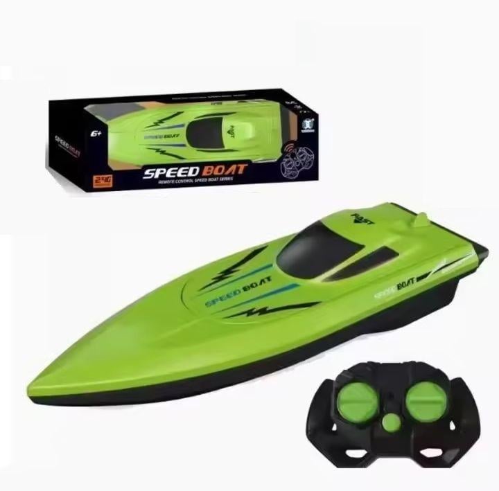 Катер на пульте управления 26,5 см Зеленый (653)
