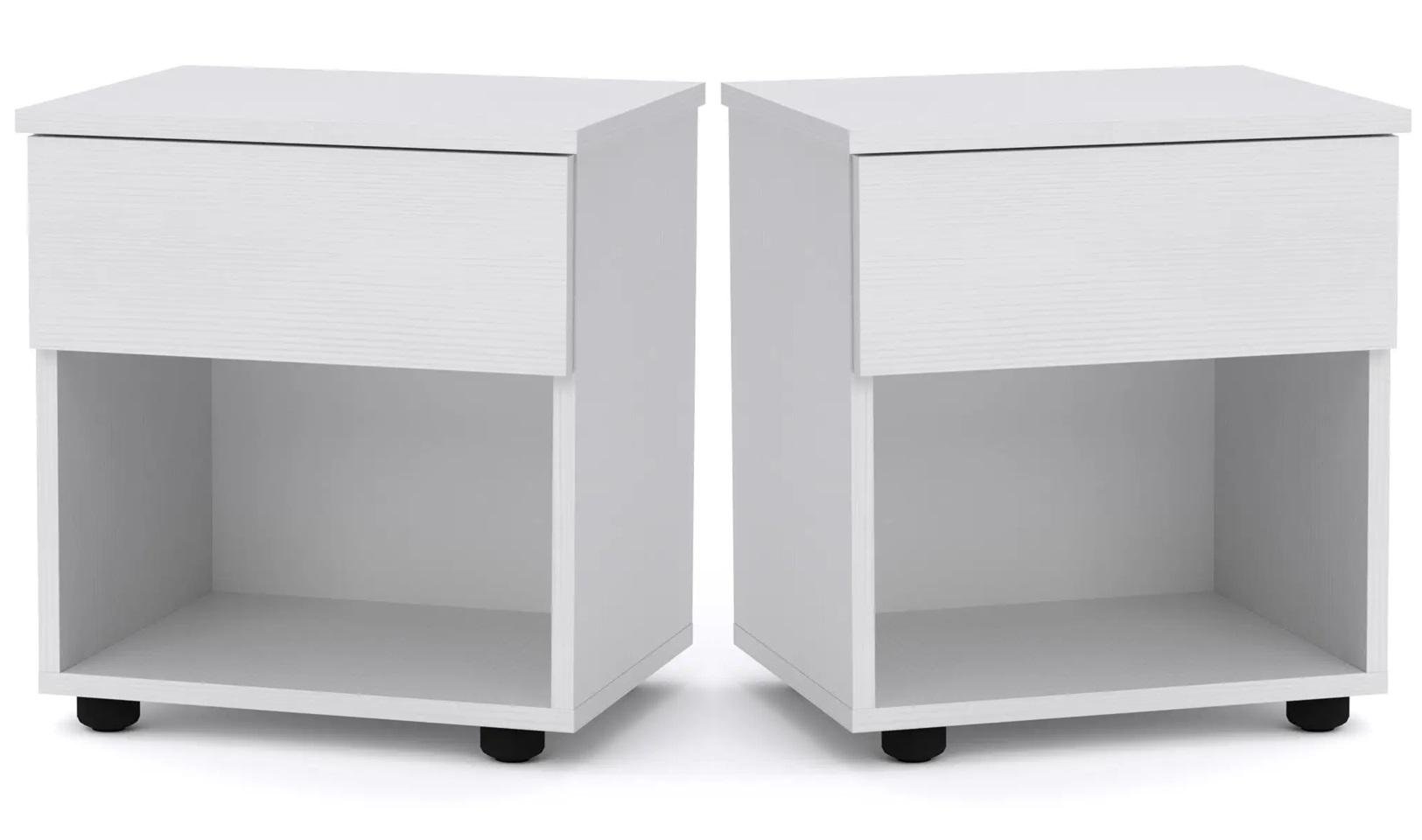 Тумба приліжкова комплект 2 шт. Компаніт ПКТ-8 Німфея альба (26655987)