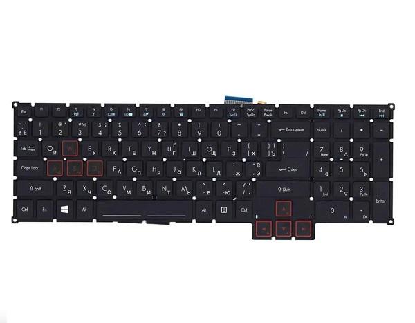 Клавіатура для ноутбуків Acer Predator 15 G9-591/G9-592/G9-593/17 G5-793/G9-791/G9-792 з підсвіткою RGB - фото 1