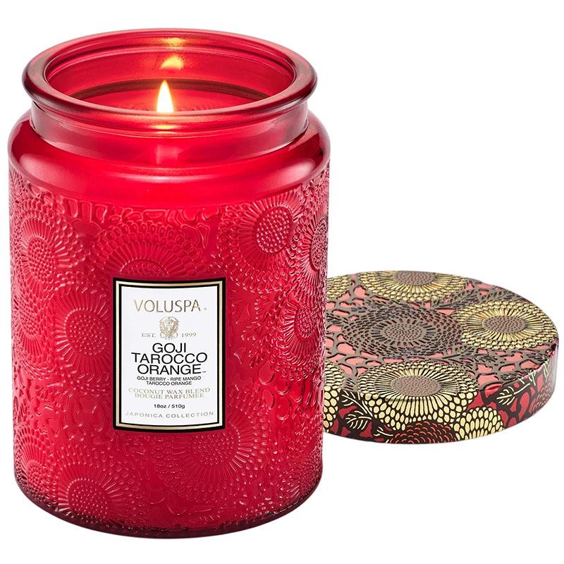 Свеча ароматическая Voluspa Japonica Goji Tarocco Orange 510 г банка с крышкой (111002632)