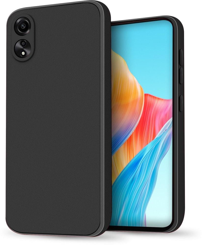 Силіконовий чохол HardCorner OPPO A78 (з мікрофіброю) Black (35400-2B)