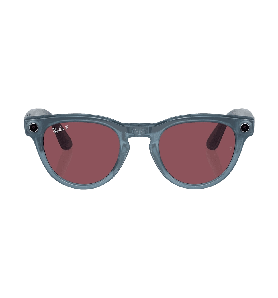 Смарт-очки Ray-Ban Meta Headliner Shiny Jeans Frame/Dusty Red Lenses RW4009 66985Q 50-23 - фото 4