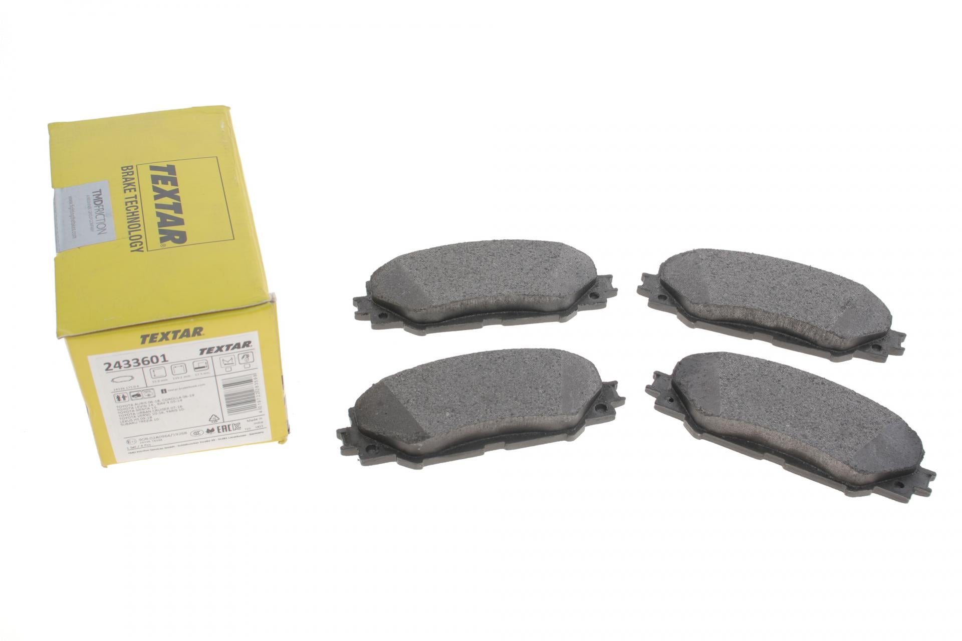Колодки тормозные передние TEXTAR 2433601 Toyota RAV4 III 06-/Auris 07- Akebono Колодки тормозные передние TEXTAR 2433601 Toyota RAV4 III 06-/Auris 07- Akebono