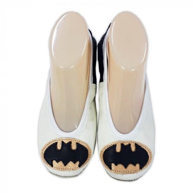 Чешки SMK 160 кожа с декором р. 40,5 26 см Black/White