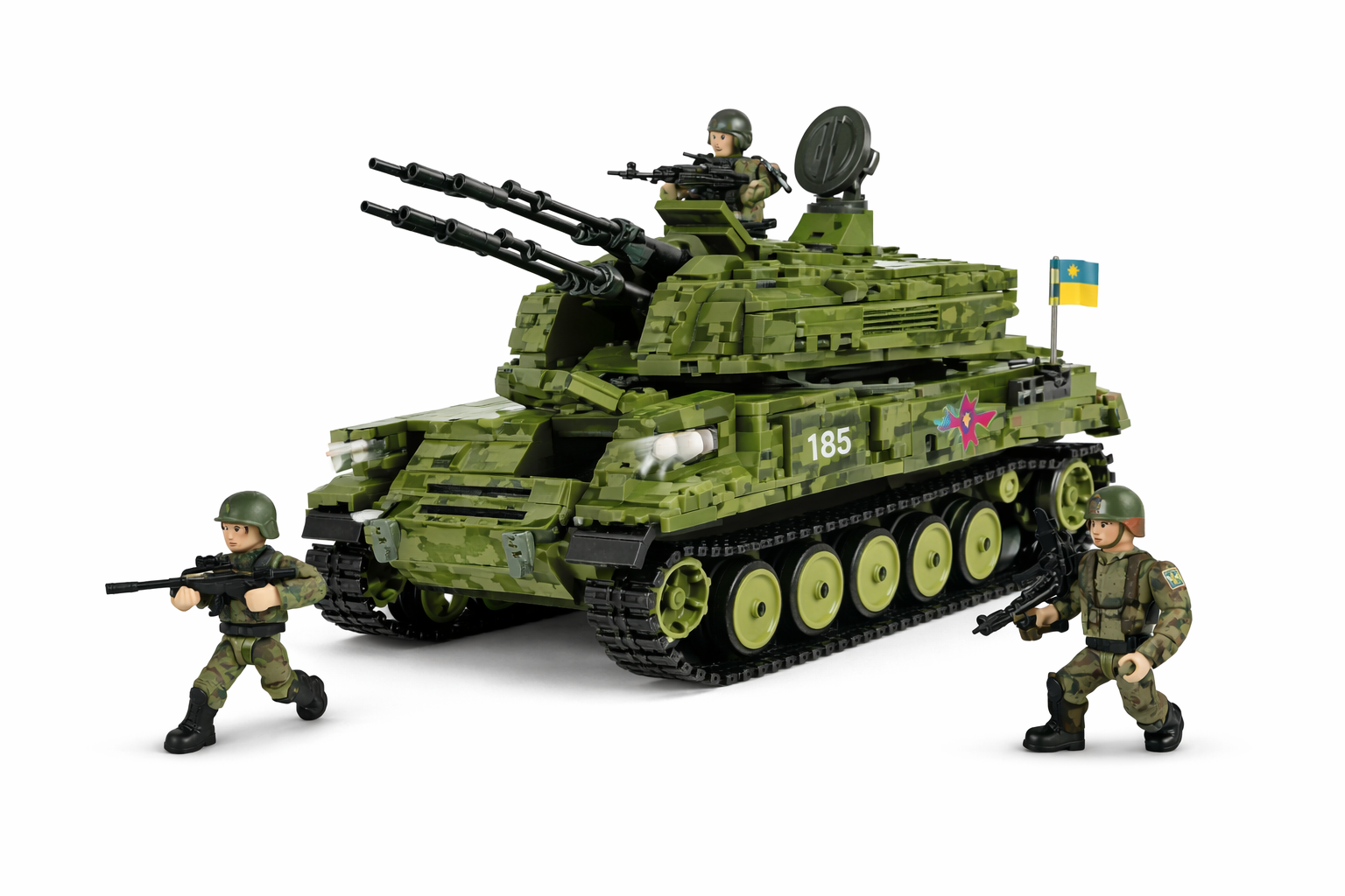 Конструктор PL-921-477 Iblock Армія ЗСУ-23-4 Шилка 1072 дет. (2845122797)