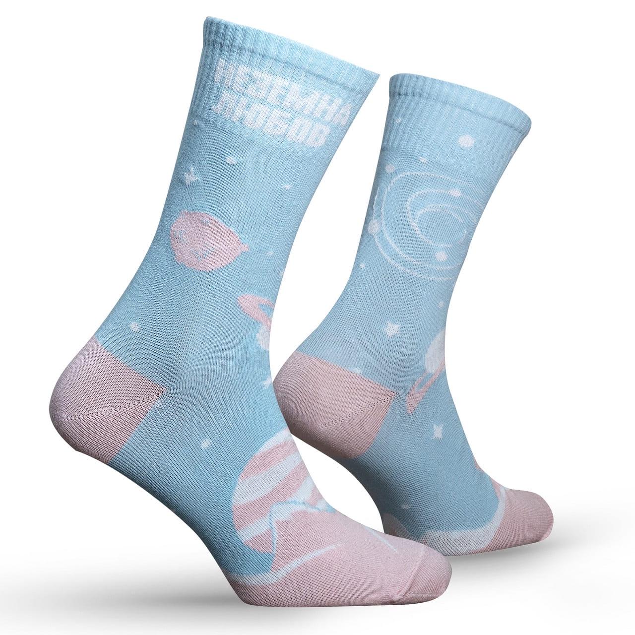 Шкарпетки унісекс Premier Socks 14В35/2 Неземна любов класичні (2023_020)