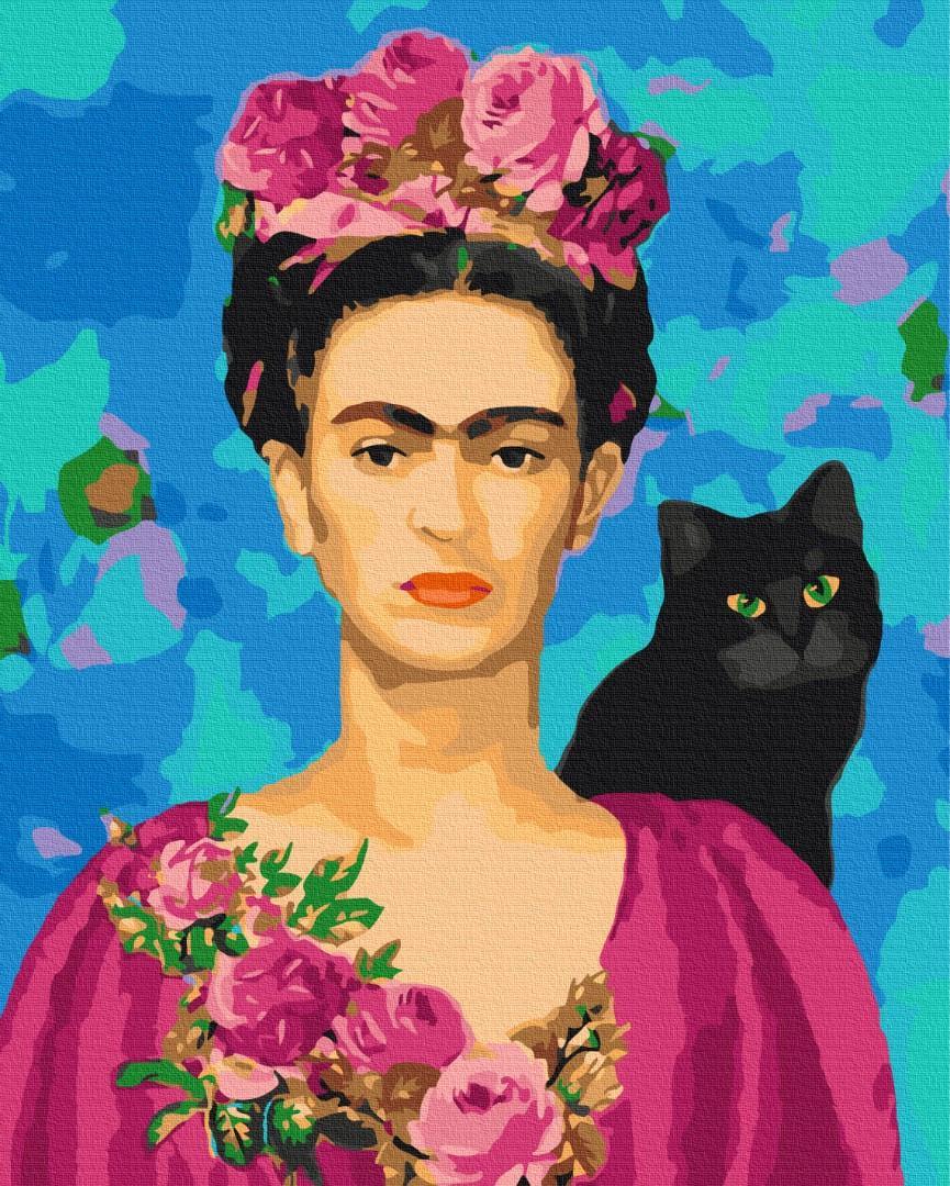 Картина по номерам Brushme Фрида с кошкой 40x50 см (BS41093)