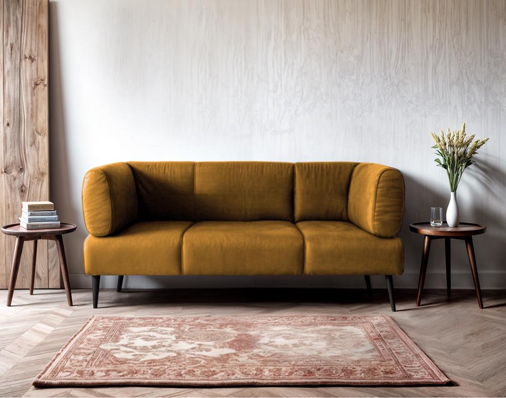 Диван з підлокітниками Tobi Sho Бенно-1 офісний з конусною ногою 1400х720х750 мм велюр Emilia 48 Gold - фото 1 Диван з підлокітниками Tobi Sho Бенно-1 офісний з конусною ногою 1400х720х750 мм велюр Emilia 48 Gold - фото 1