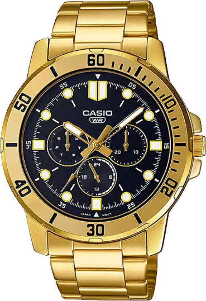Наручний годинник чоловічий Casio Timeless Collection MTP-VD300G-1E Чорний (3151092497)