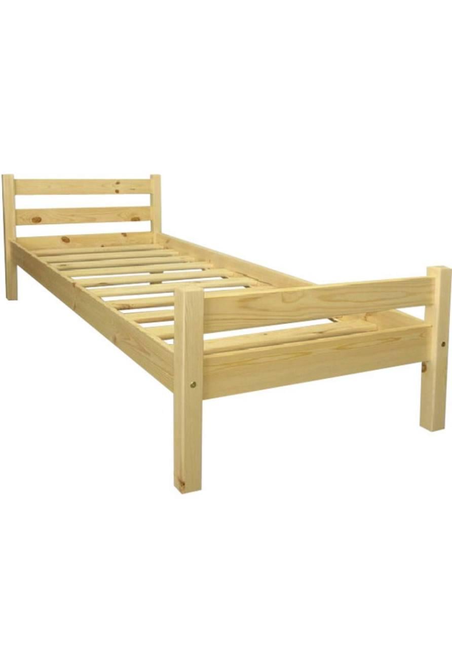 Кровать из натурального дерева ясень 195х80 см (DL0022)