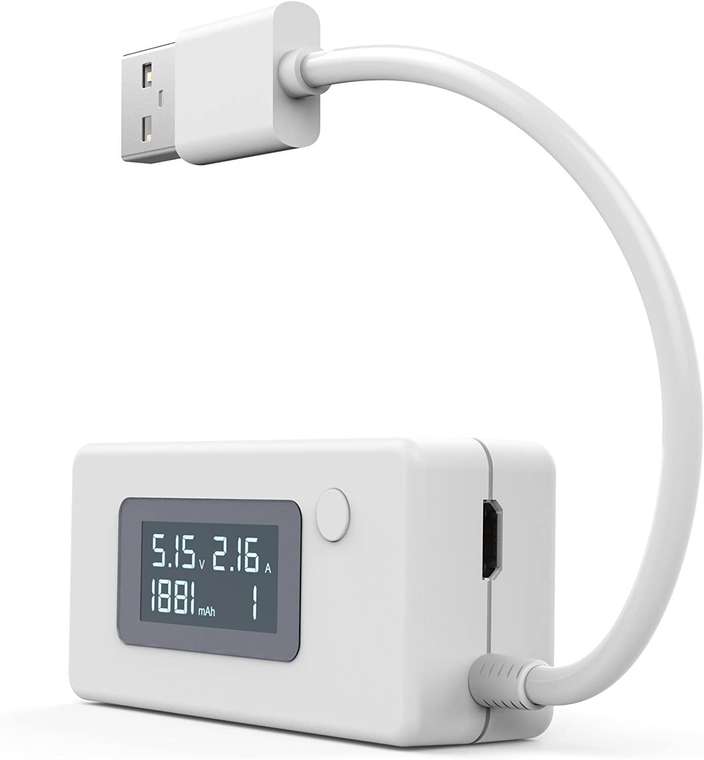 USB тестер емкости вольтметр амперметр Hesai KCX-017 - фото 2 USB тестер емкости вольтметр амперметр Hesai KCX-017 - фото 2