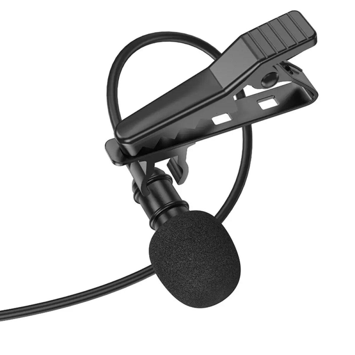 Микрофон Borofone BFK11 Elegant lavalier microphone Type-C 2 м Black (20359364) - фото 2