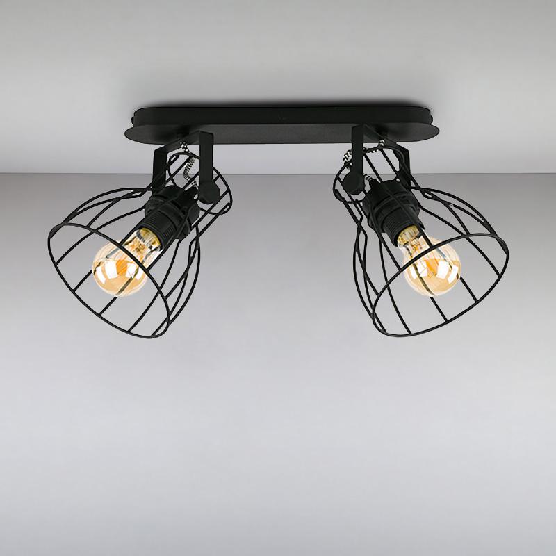 Люстра потолочная Light House NM-14745/2 BK+BK E27 ME Черный