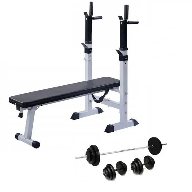 Скамейка для жима WCG 2020 3в1/штанга/гантели Premium 90 кг