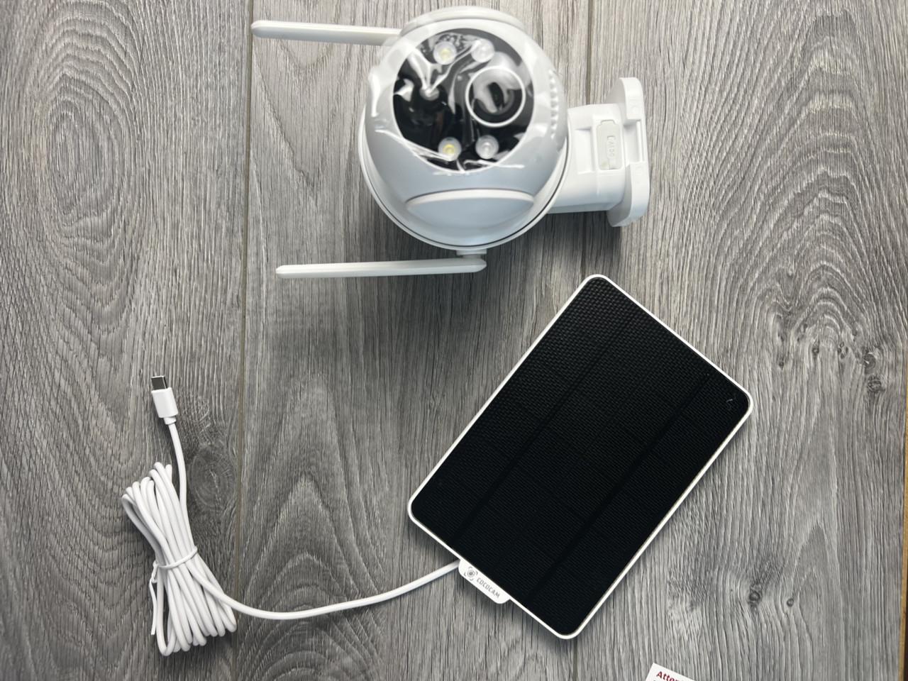 Камера уличная Wi-Fi TQ2 2 Мп iCSee с солнечной панелью автономное питание - фото 3