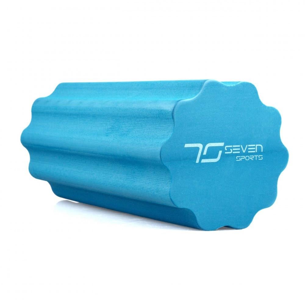 Массажный ролик 7Sports профилированный YOGA Roller EVA RO3-45 45х15 см Синий (A-012549)