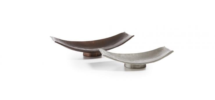 Набор La Forma DALHIA из 2х блюд металл серебро/медь (AA0186N00)