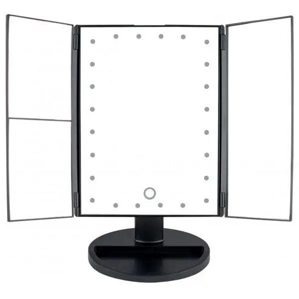 Зеркало для макияжа Superstar Magnifying Mirror с LED подсветкой тройное (MG-00576-1) - фото 2