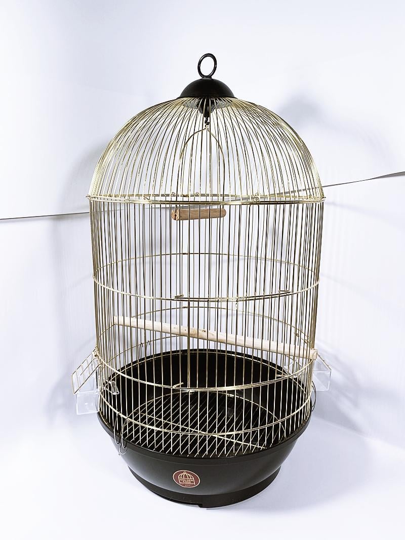 Клетка для птиц Diva ЗК 330 ⌀ 40х70 см Gold (229) - фото 2 Клетка для птиц Diva ЗК 330 ⌀ 40х70 см Gold (229) - фото 2