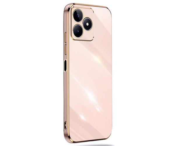 Чехол накладка Silicone Adds 6D для Realme C51 / Realme C53 / Realme Note 50 Розовый Чехол накладка Silicone Adds 6D для Realme C51 / Realme C53 / Realme Note 50 Розовый