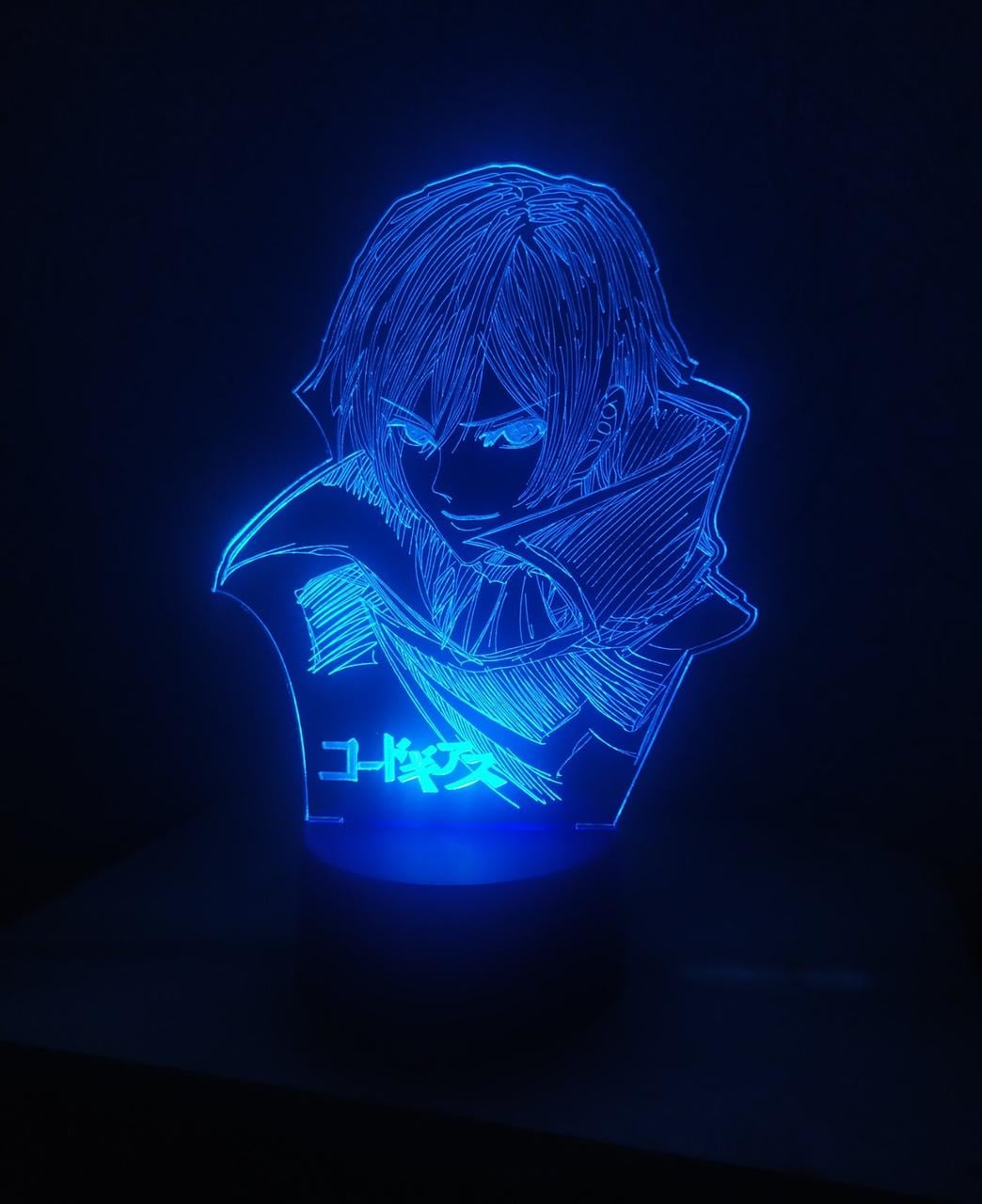 3d-ночник Аниме Лелуш Ламперуж Код Гиас несколько подсветок/на батарейке (1939719822)