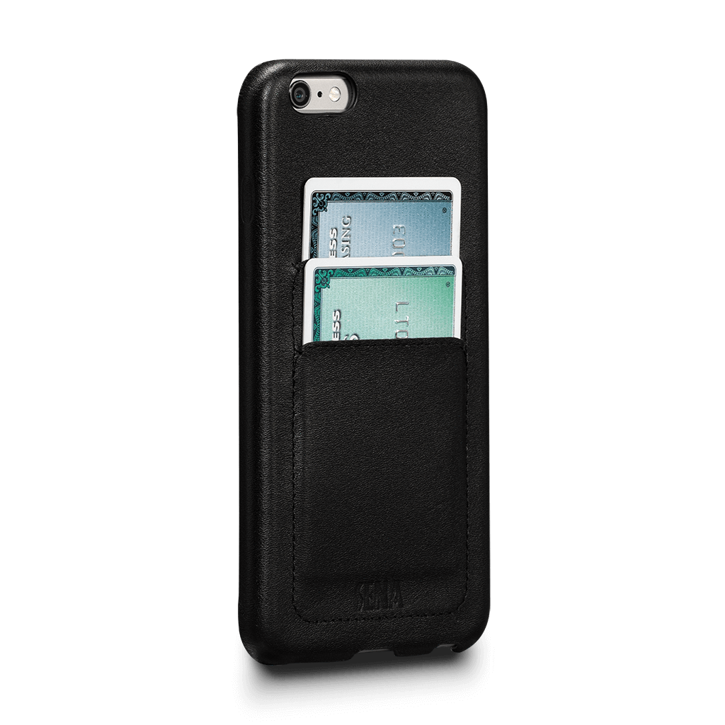 SENA Snap-On Wallet Leather чохол для iPhone 6/6S Black