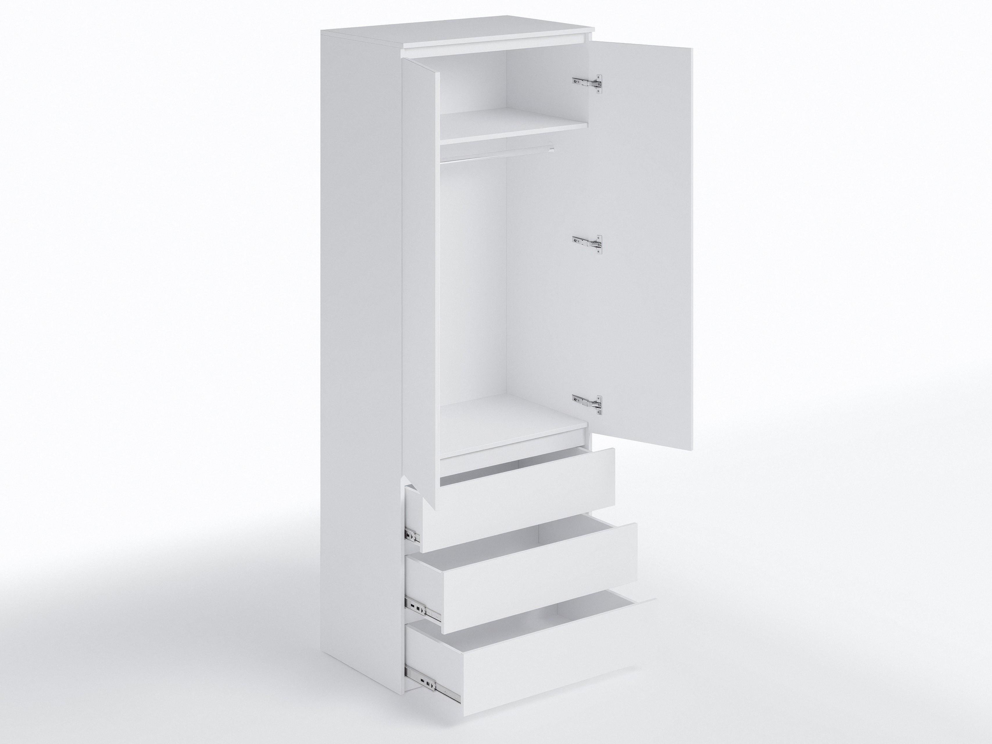 Комплект меблів у вітальню шафа T-211/тумба телевізійна FT-223/комод FT-215 3003х502х2117 мм Білий - фото 2