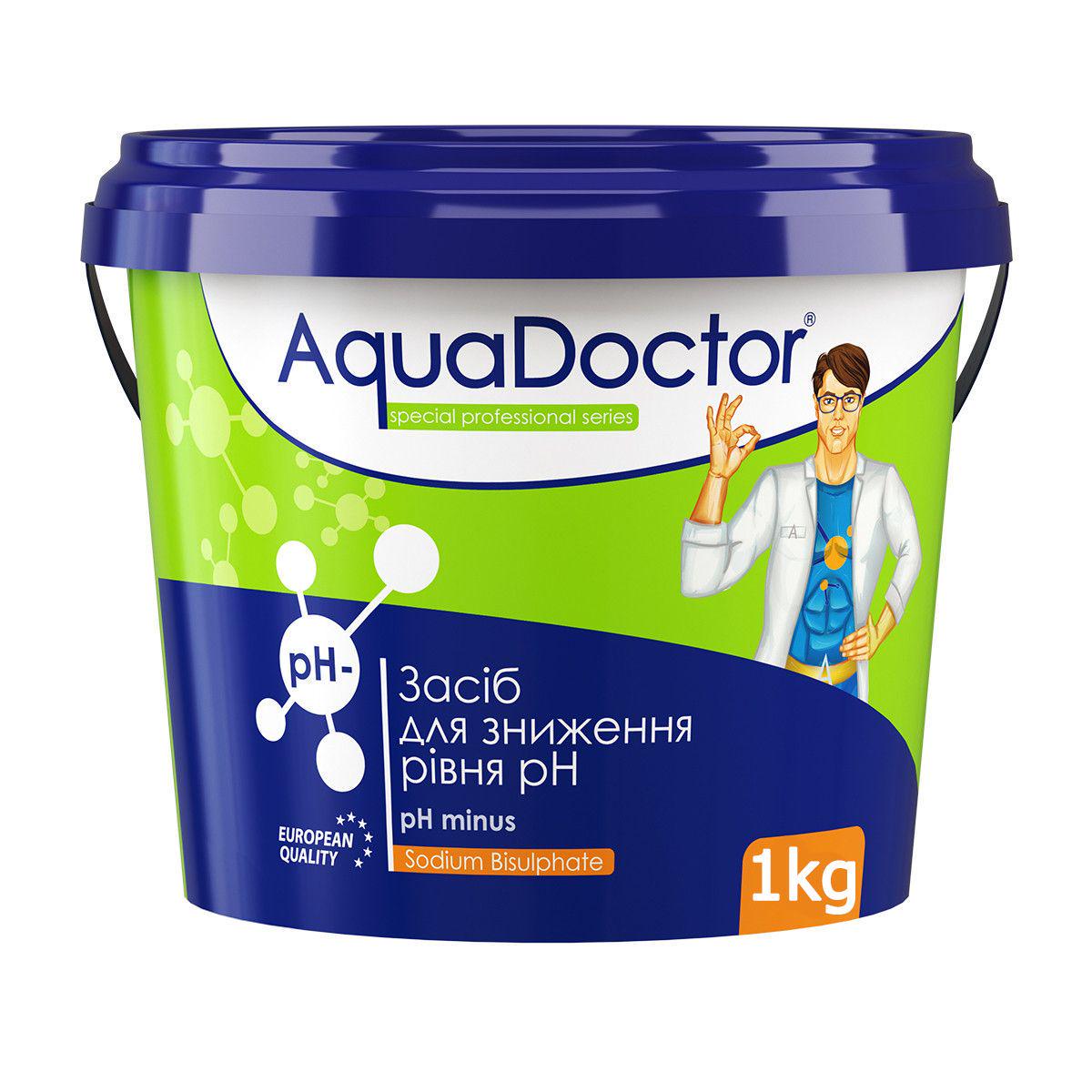 Препарат для зниження рівня рН Aquadoctor pH minus 1 кг (16984)