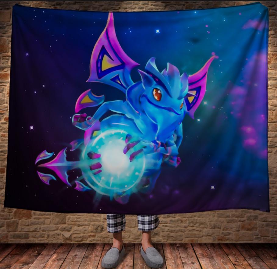 Плед с 3D принтом Dota Puck Faerie Dragon 150х200 см (epi_0175)