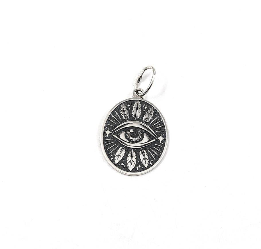 Кулон оберег Maxi Silver 9671 Всевидящее око свобода и защита (89671)