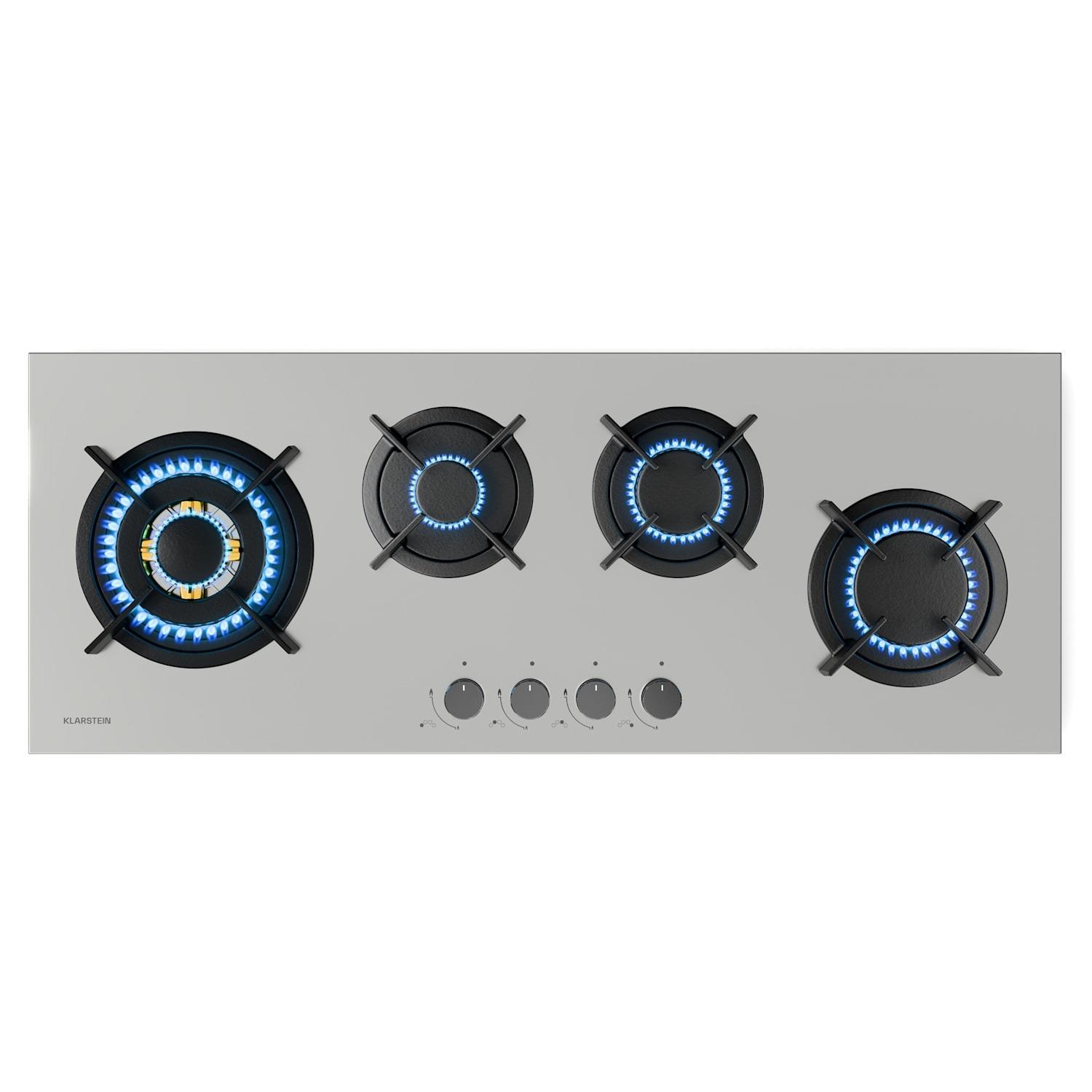 Варочная поверхность газовая KLARSTEIN Goldflame 4 Slim (10046473)