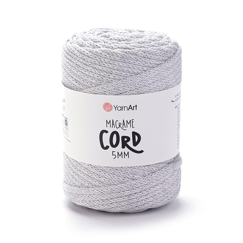 Пряжа YarnArt Macrame Cord 5mm 756 Серый