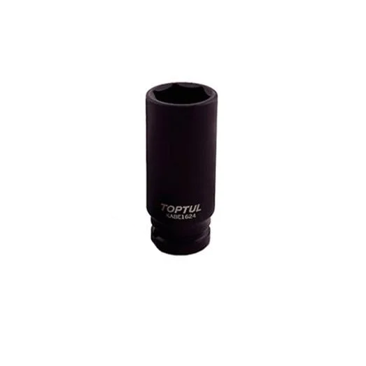 Головка торцевая Toptul 1/2" 6-гранная ударная длинная 18 мм (KABE1618) Головка торцевая Toptul 1/2" 6-гранная ударная длинная 18 мм (KABE1618)