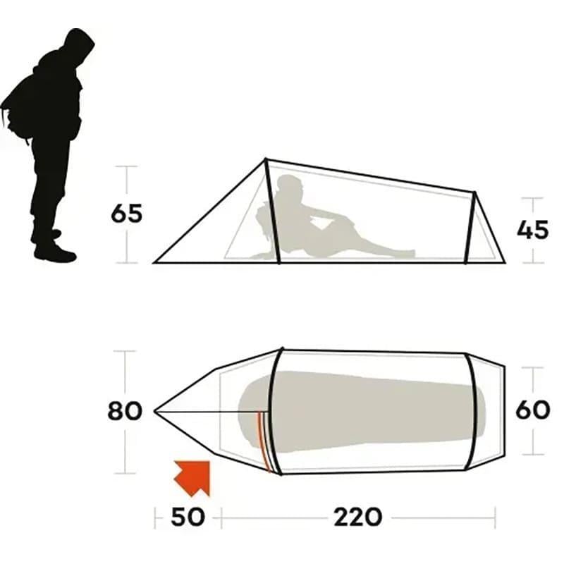 Палатка одноместная Ferrino Sling 1 Blue (929754) - фото 3