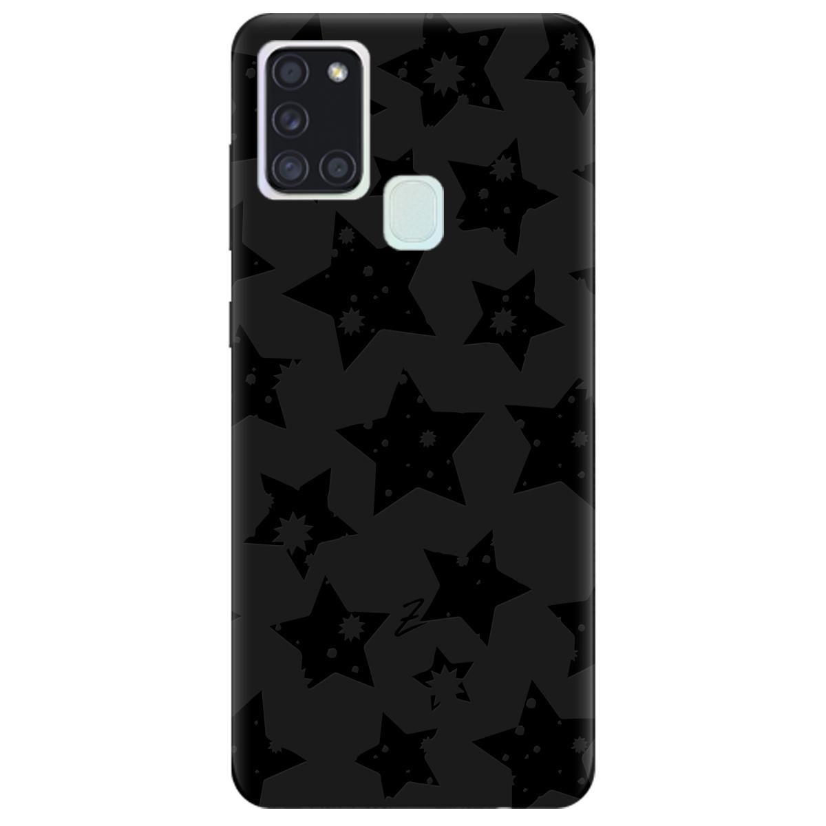 Силіконовий чохол Zorrov для Samsung Galaxy A21s - Black Star (14100050154087714)