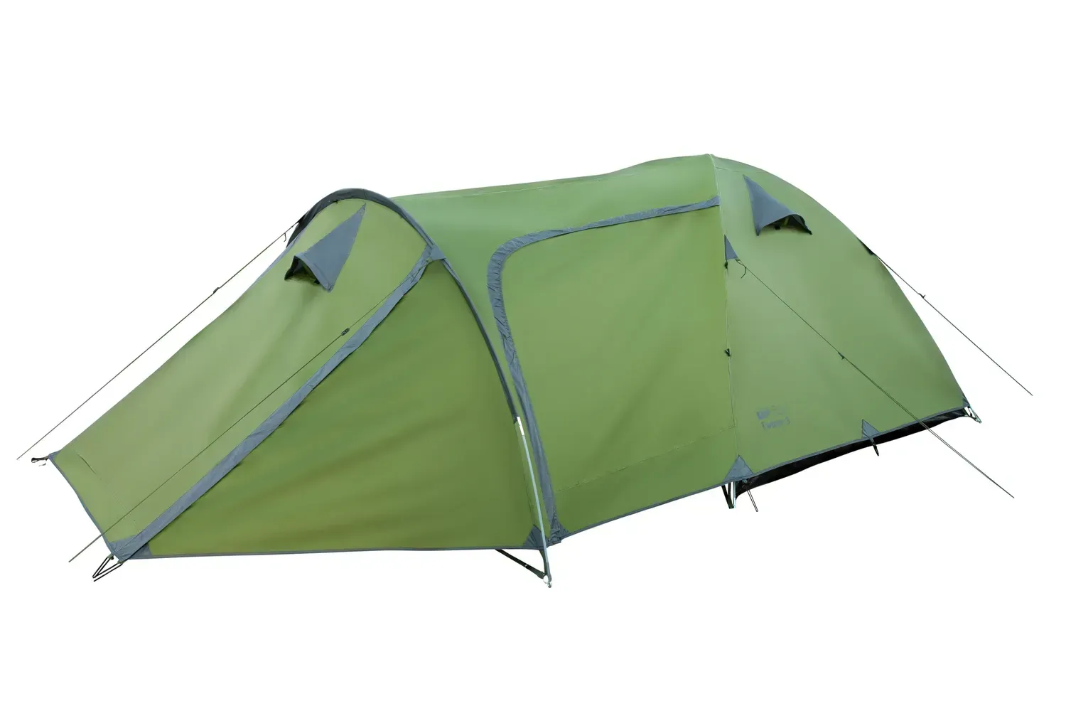 Палатка трехместная Tramp Lite Twister 3 с грузовым тамбуром 220x490x130 см (UTLT-024-olive)