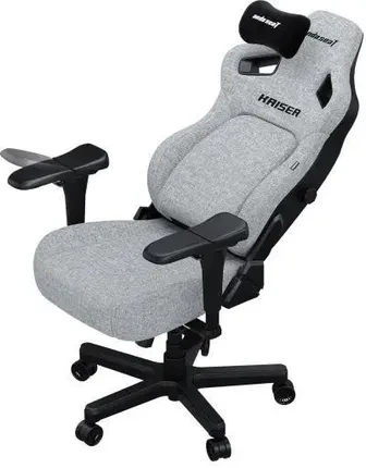 Компьютерное кресло геймерское Anda Seat Kaiser 4 L тканевое Gray (AD12YDDCL20GCF) - фото 4
