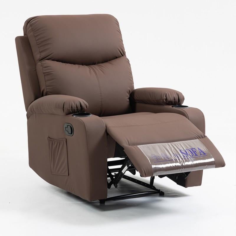 Кресло реклайнер VERO SOF01BR раскладное экокожа Коричневый (32406856) Кресло реклайнер VERO SOF01BR раскладное экокожа Коричневый (32406856)