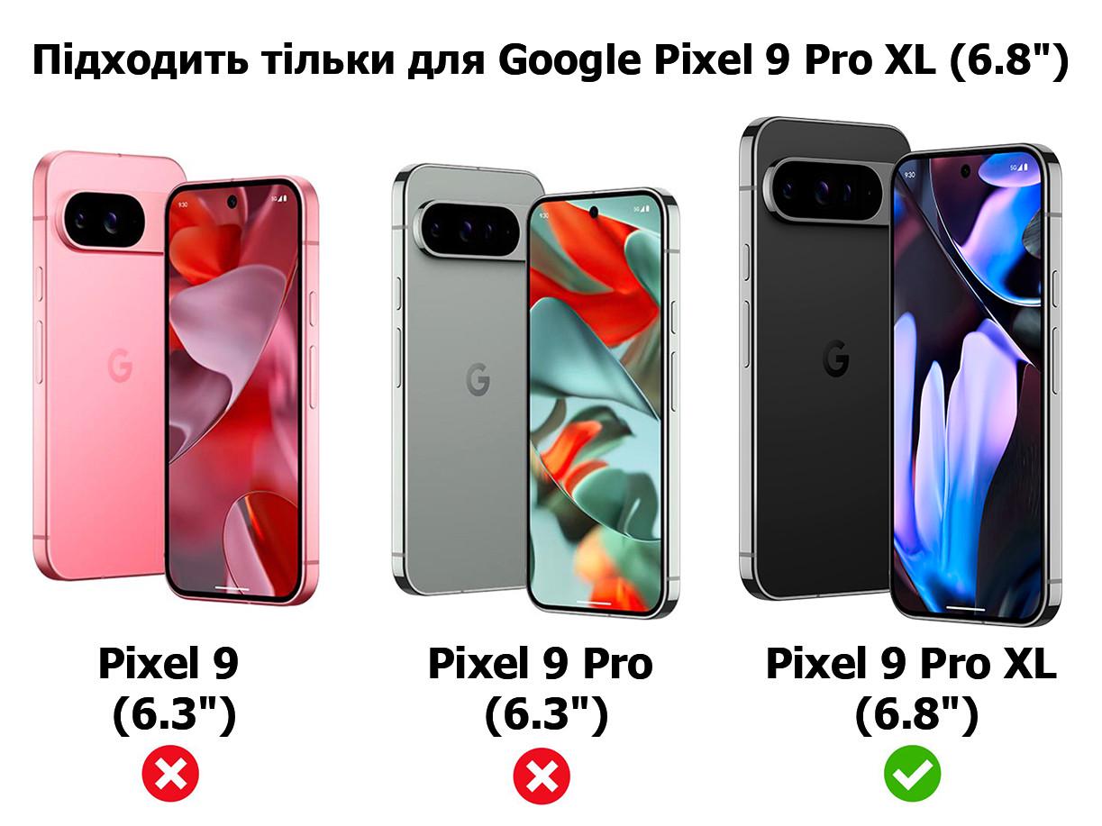 Противоударный чехол Serge Ring с кольцом для Google Pixel 9 Pro XL (серый) - фото 3